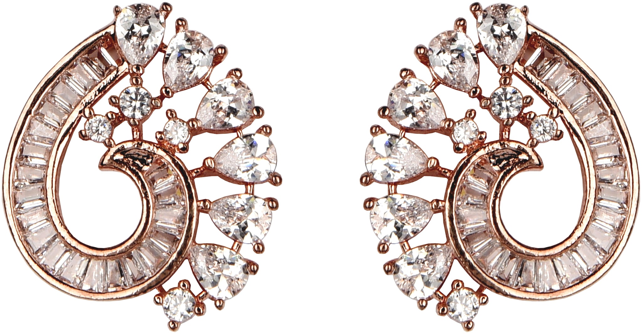 

Mukutmoni American Diamond Classic Stud Tops Earrings For Girls And Women