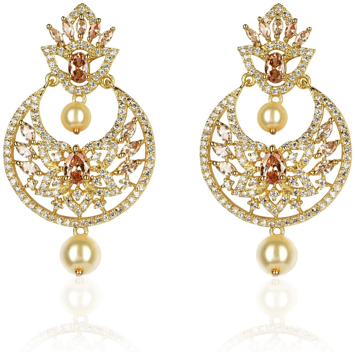 

Mukutmoni Exclusive Design Stylish Pearls Earrings For Girls And Women