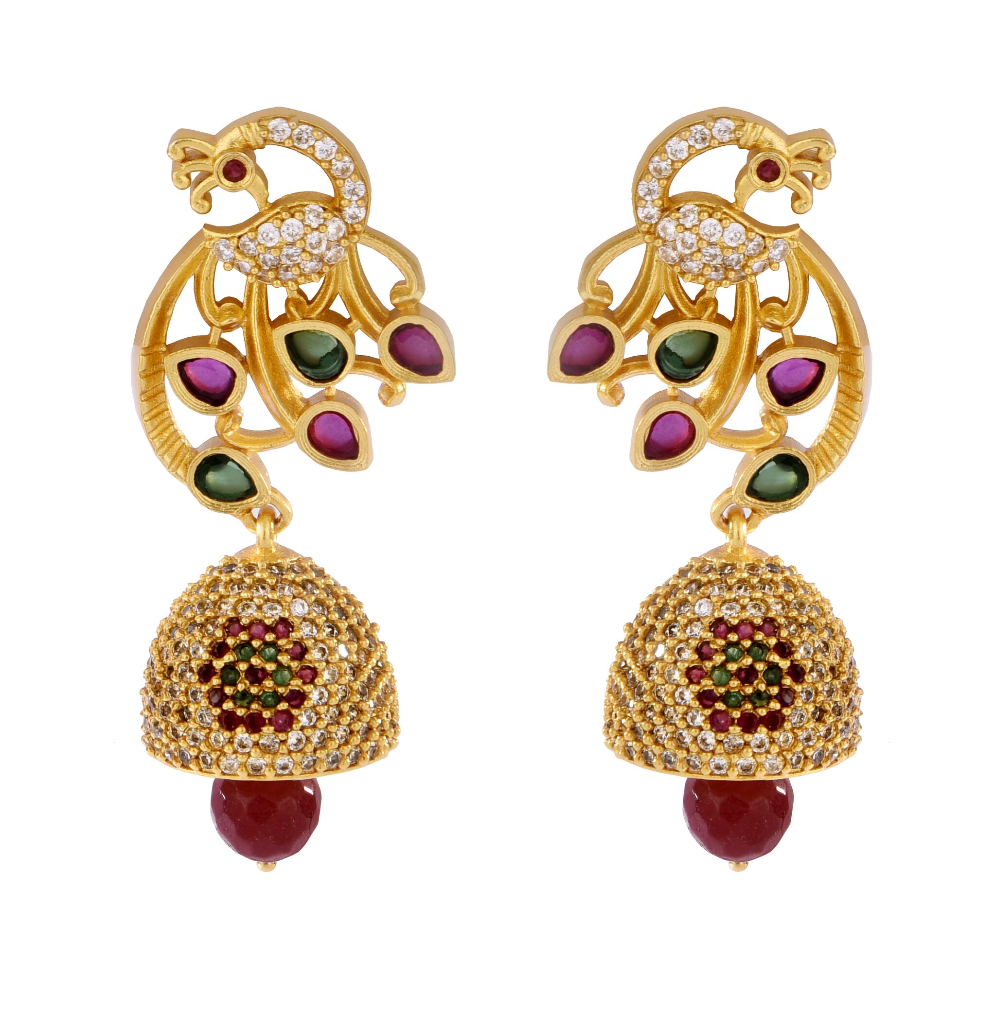 

Mukutmoni Latest Stylish Multi Colour Trendy Jhumka Earrings For Girls And Women