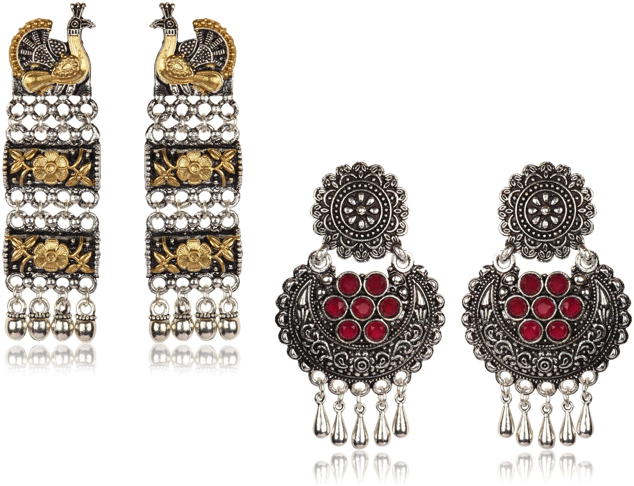 

myGaonwala Woman s Antique Designer Earrings Set