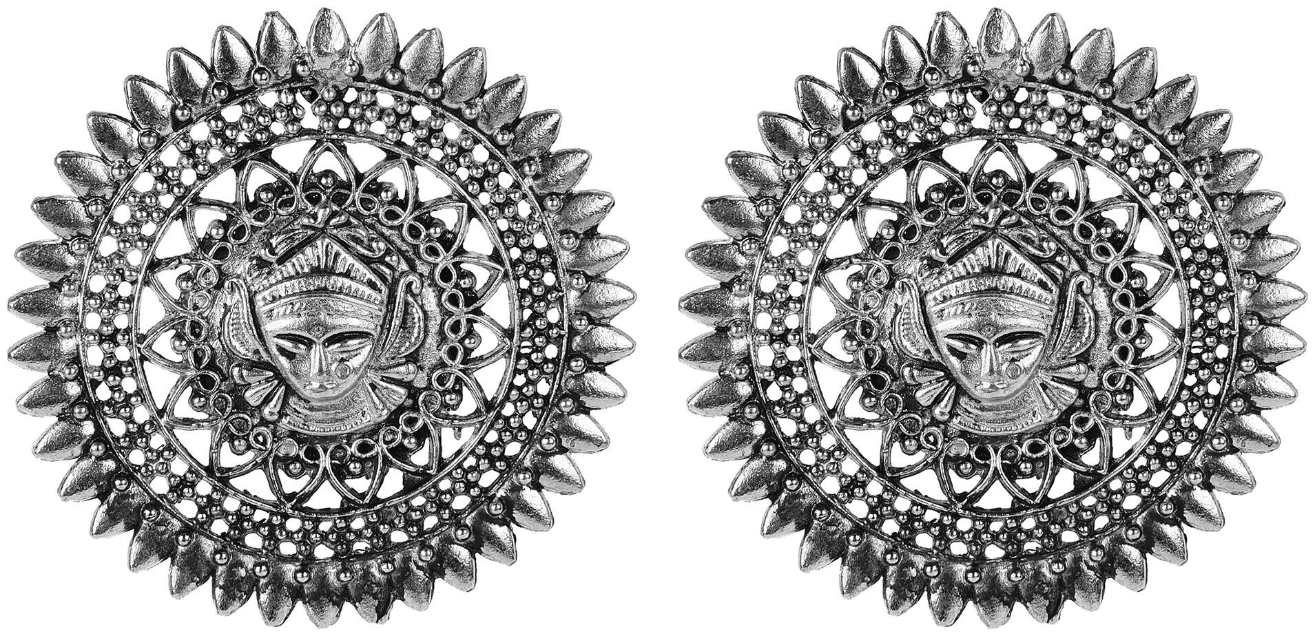 

myGaonwala Woman s Boho Round Earrings
