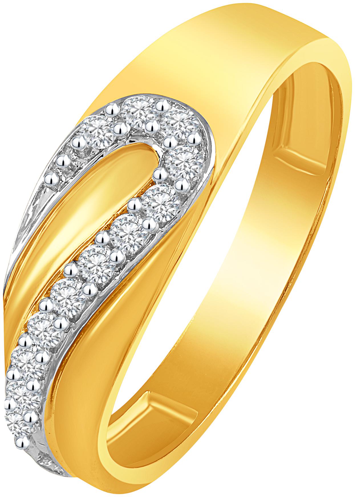 

NETRA CREATION Elegant Solitaire Gold Plated Alloy Barss Cubic Zirconia Finger Ring for Women NFR474G