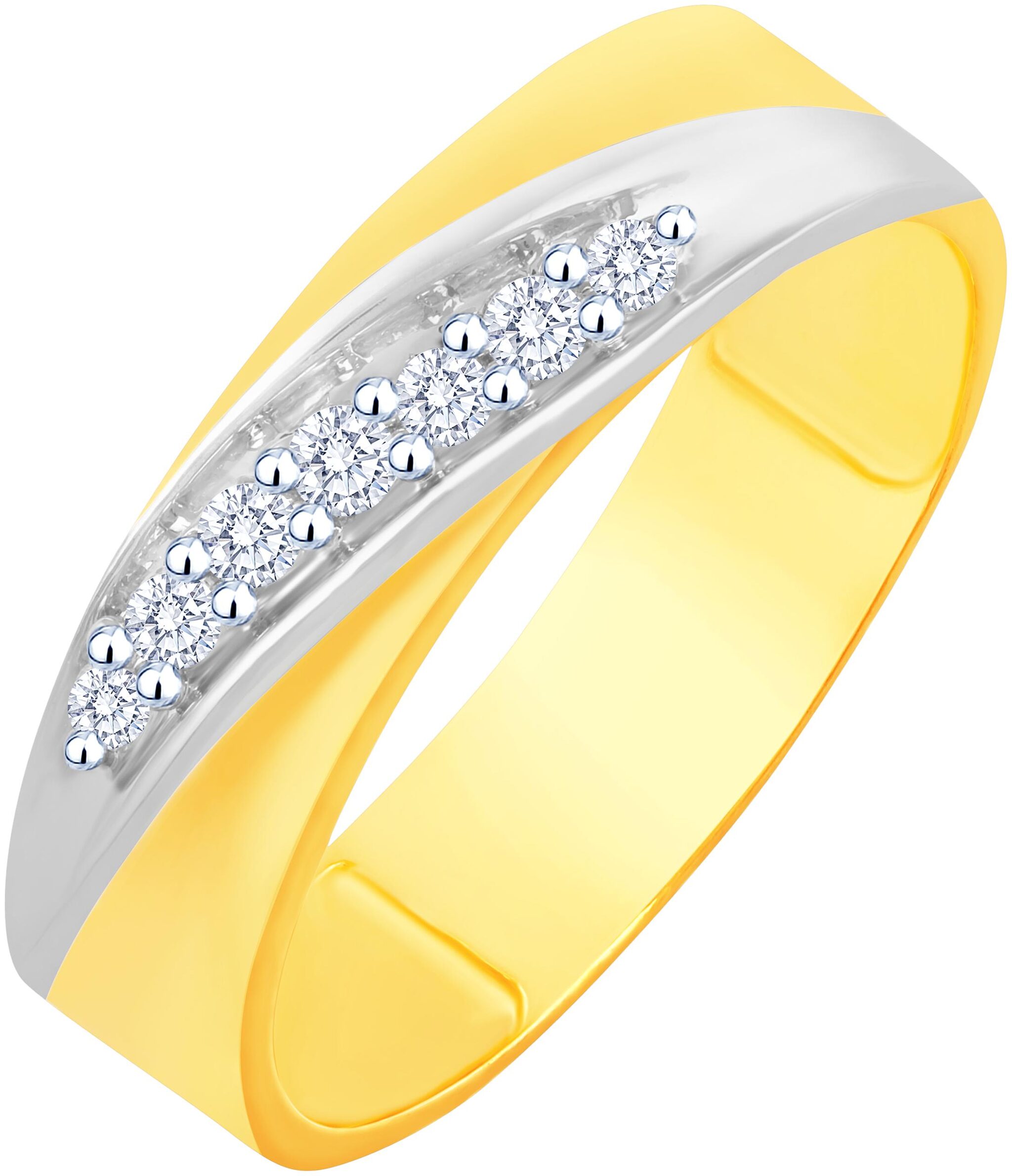 

NETRA CREATION Royal Look Gold Plated Alloy Barss Cubic Zirconia Finger Ring for Women NFR439G