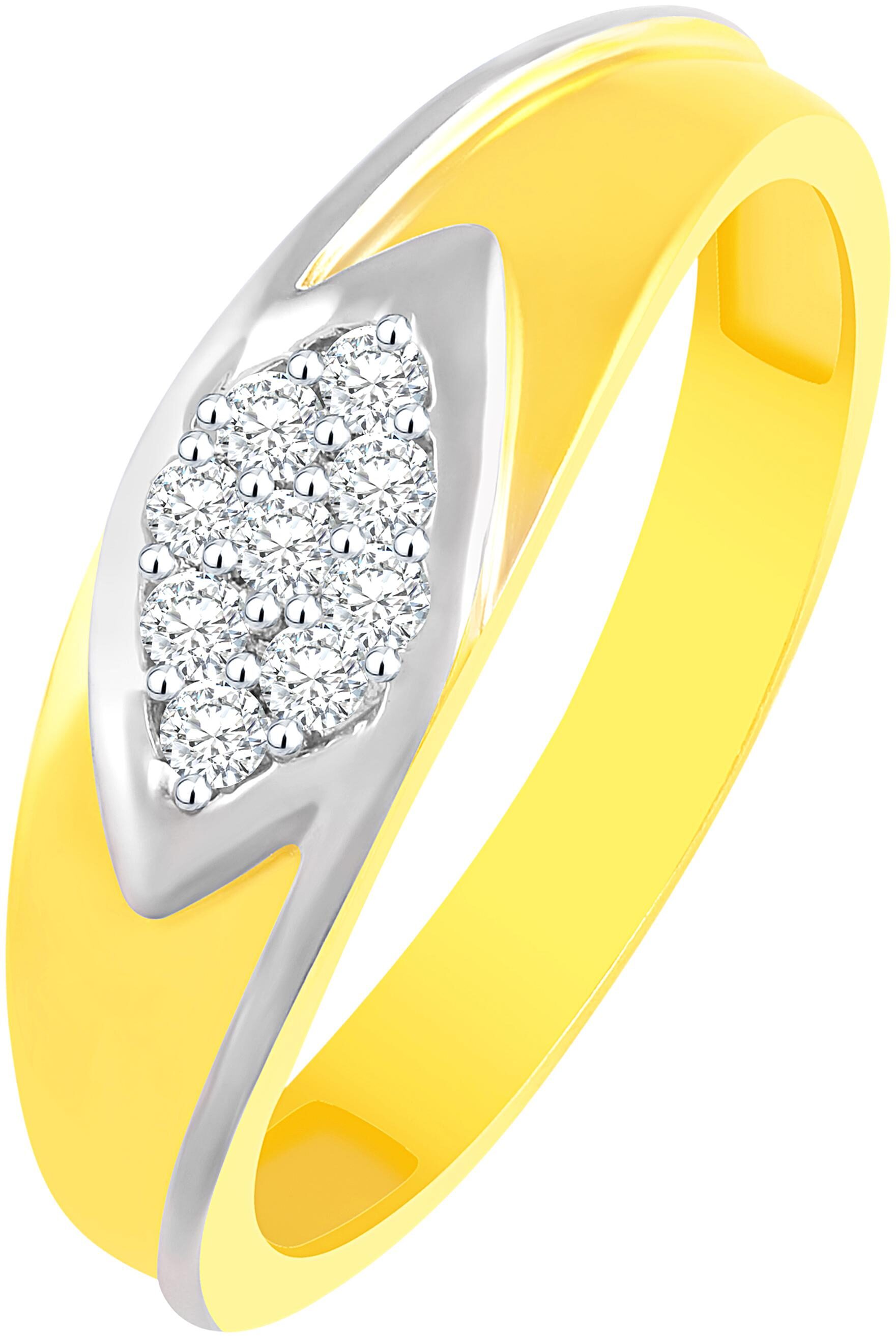 

NETRA CREATION Royal Look Gold Plated Alloy Barss Cubic Zirconia Finger Ring for Women NFR486G