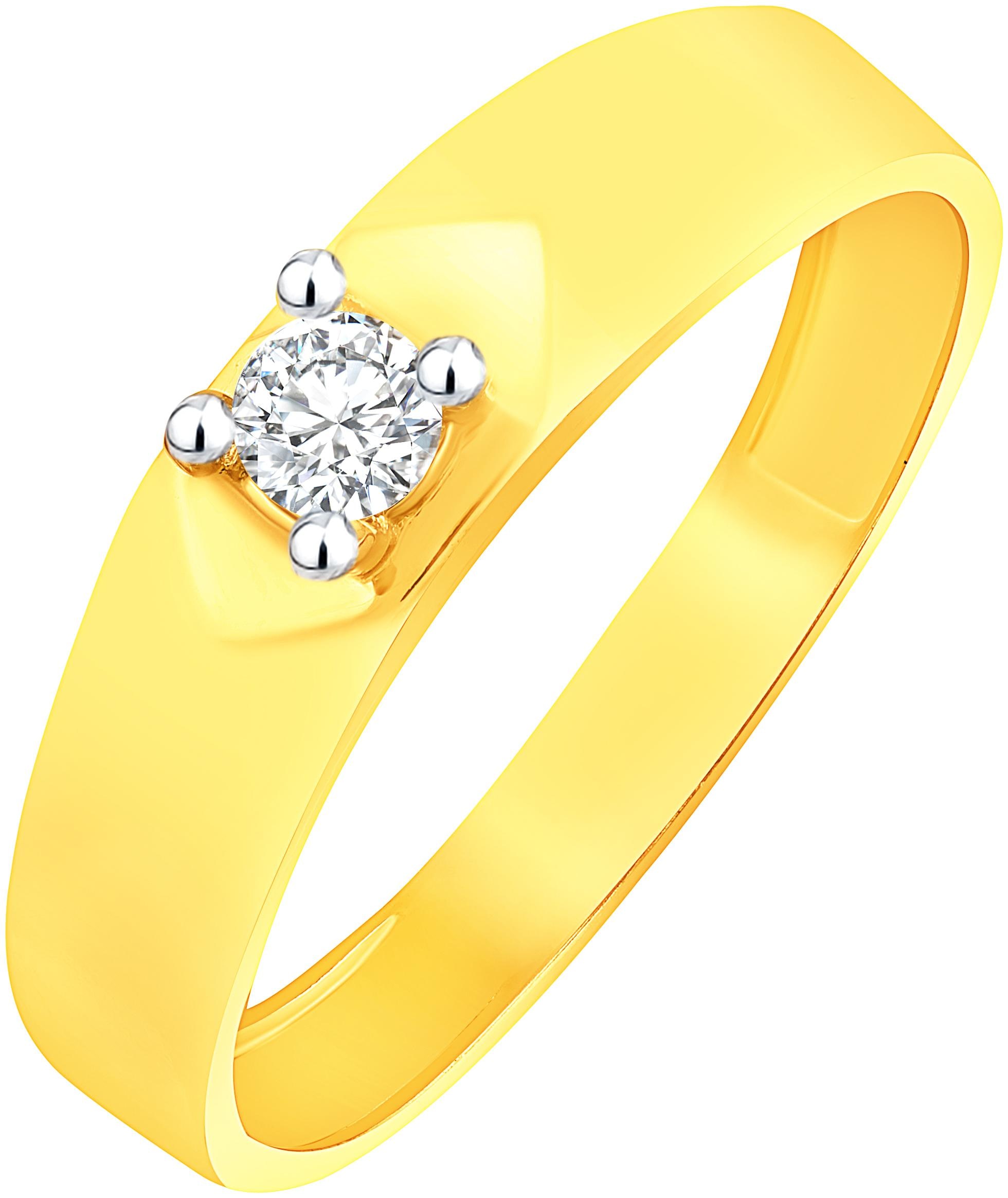 

NETRA CREATION Single Solitaire Gold Plated Alloy Barss Cubic Zirconia Finger Ring for Women NFR454G
