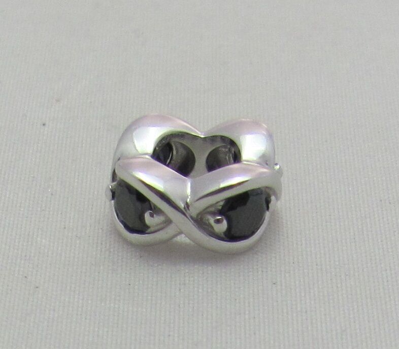 

New Authentic Endless Black Cz Heaven Sterling Silver 925 Charm 41400-2