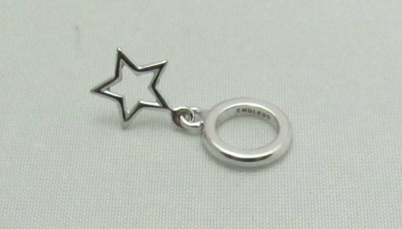 

New Authentic Endless Star Sterling Silver 925 Rhodium Plated Dangle Charm 43201