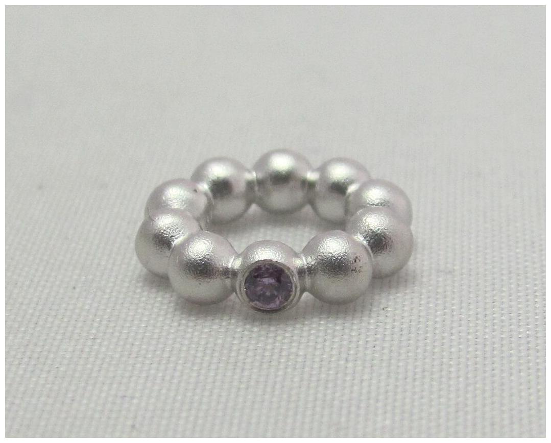 

New Authentic Endless Violet Cz Flashy Dot Sterling Silver 925 Charm 41207-5