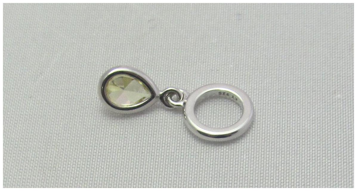 

New Authentic Endless Citrine Cz Sterling Silver 925 Drop Charm 43272-3