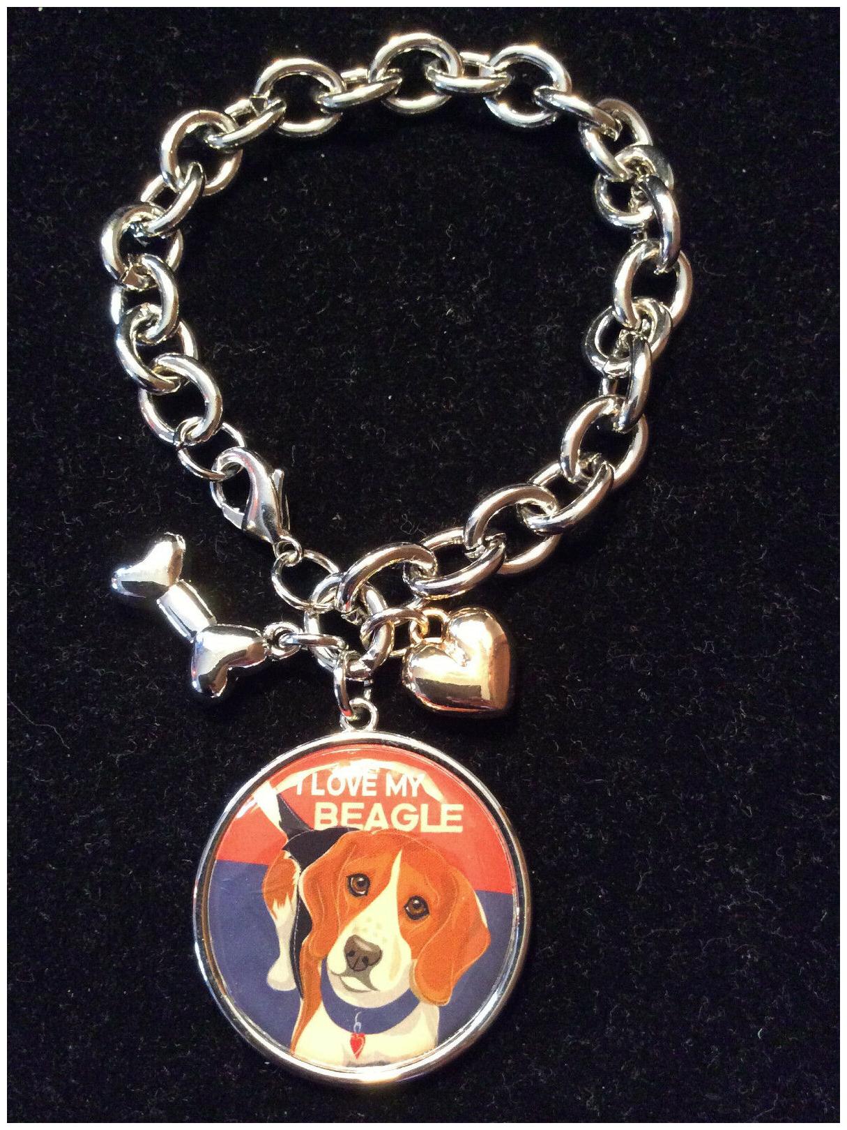 

NEW Beagle Charm Bracelet