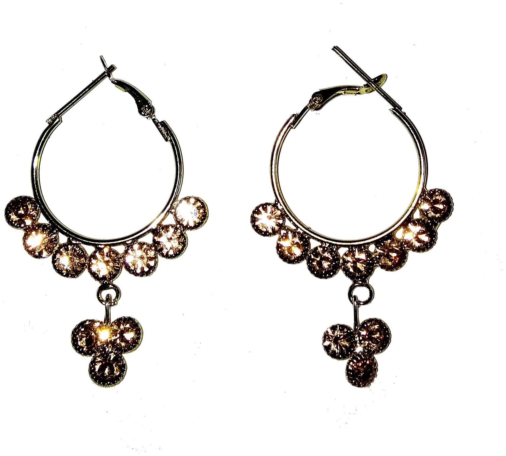 

New Designer Golden Hoop earrings