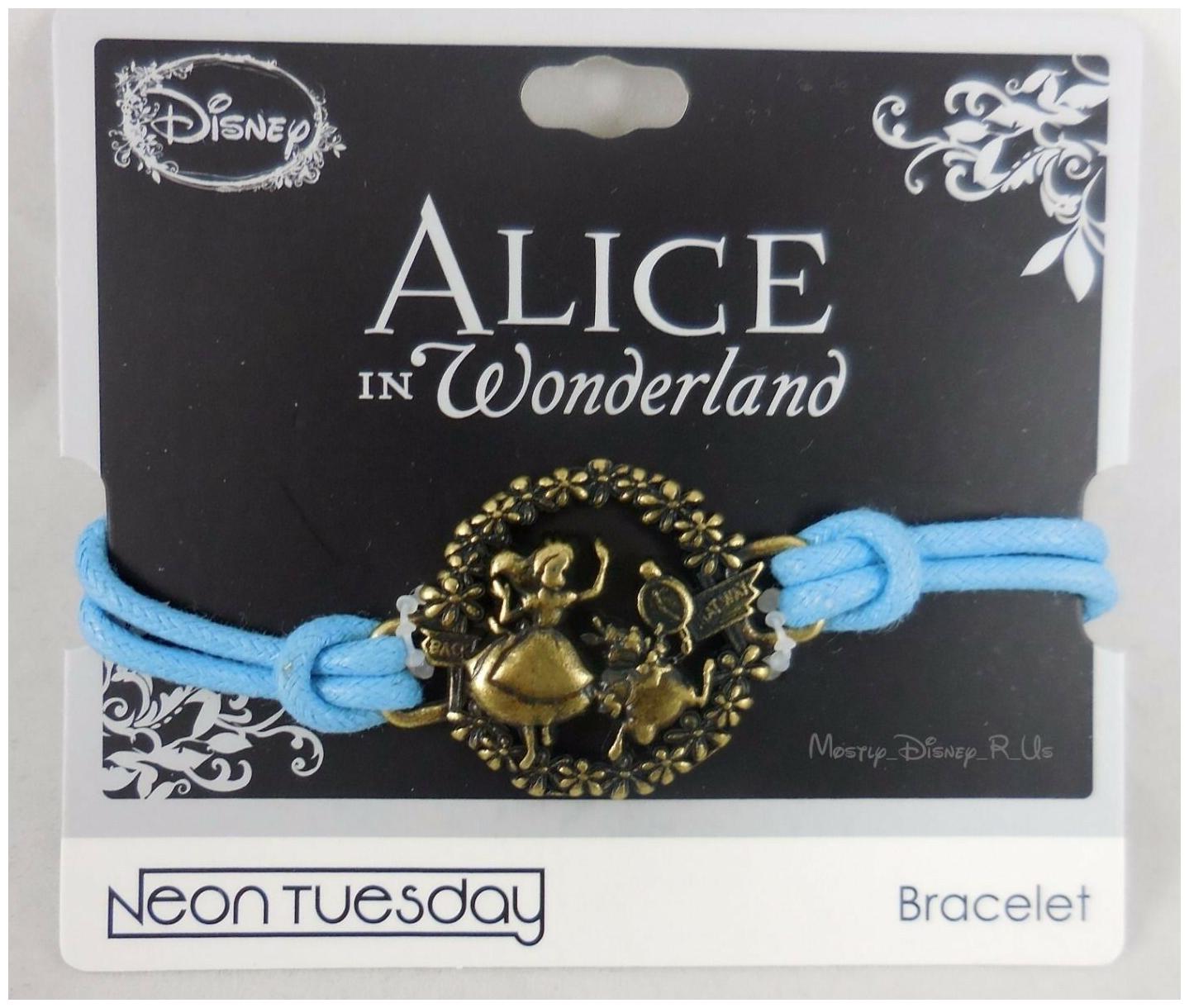 

New Disney Alice In Wonderland That Way Cord Bracelet White Rabbit