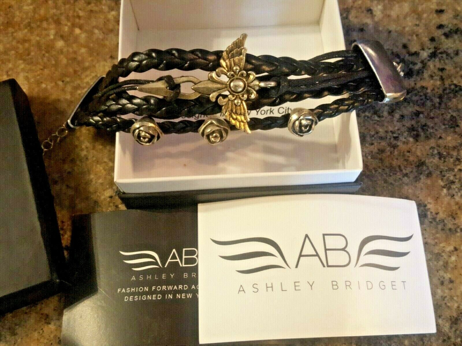 

NEW Immortal Eternal BRACELET Winged Dagger Rose NEW in Box by Ashley Bridget