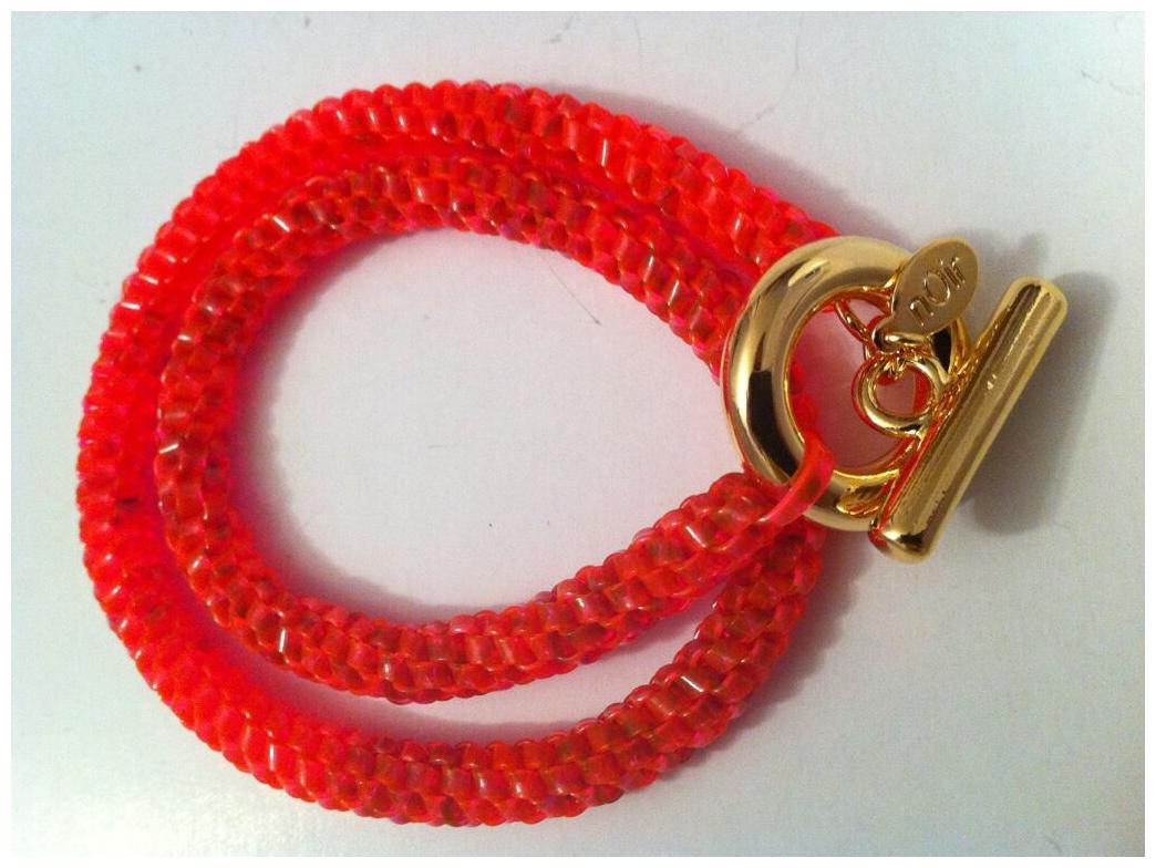 

nOir Jewellery Shaka Wrap Around Red Bracelet