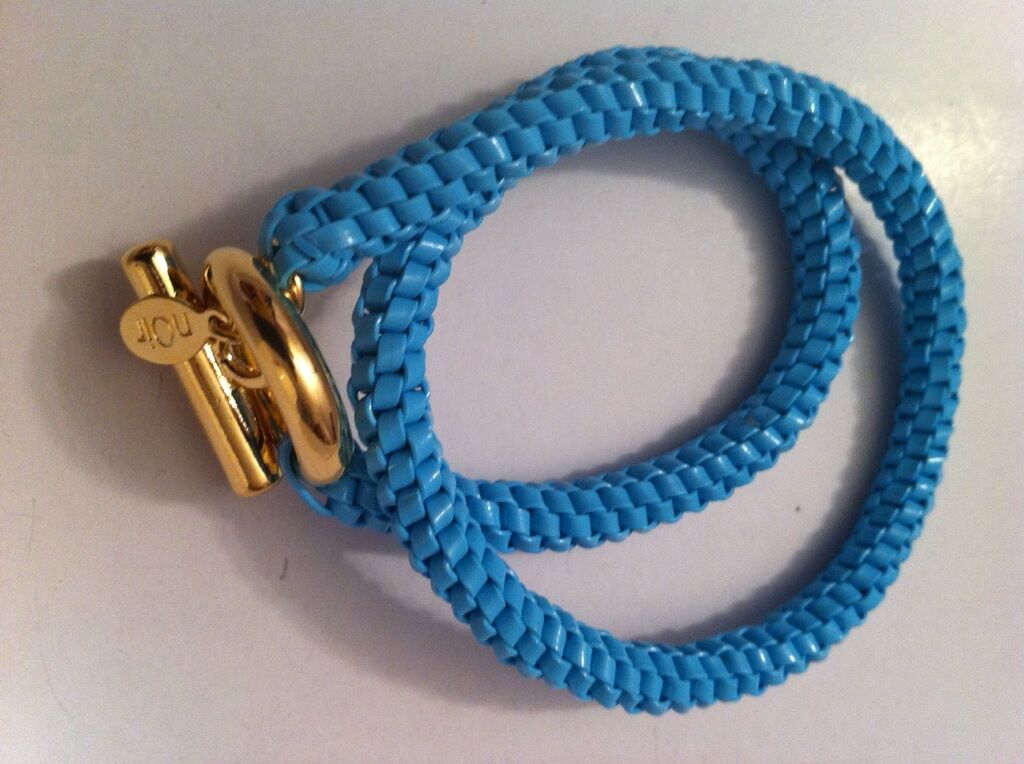 

nOir Jewellery Shaka Wrap Around BLUE Bracelet