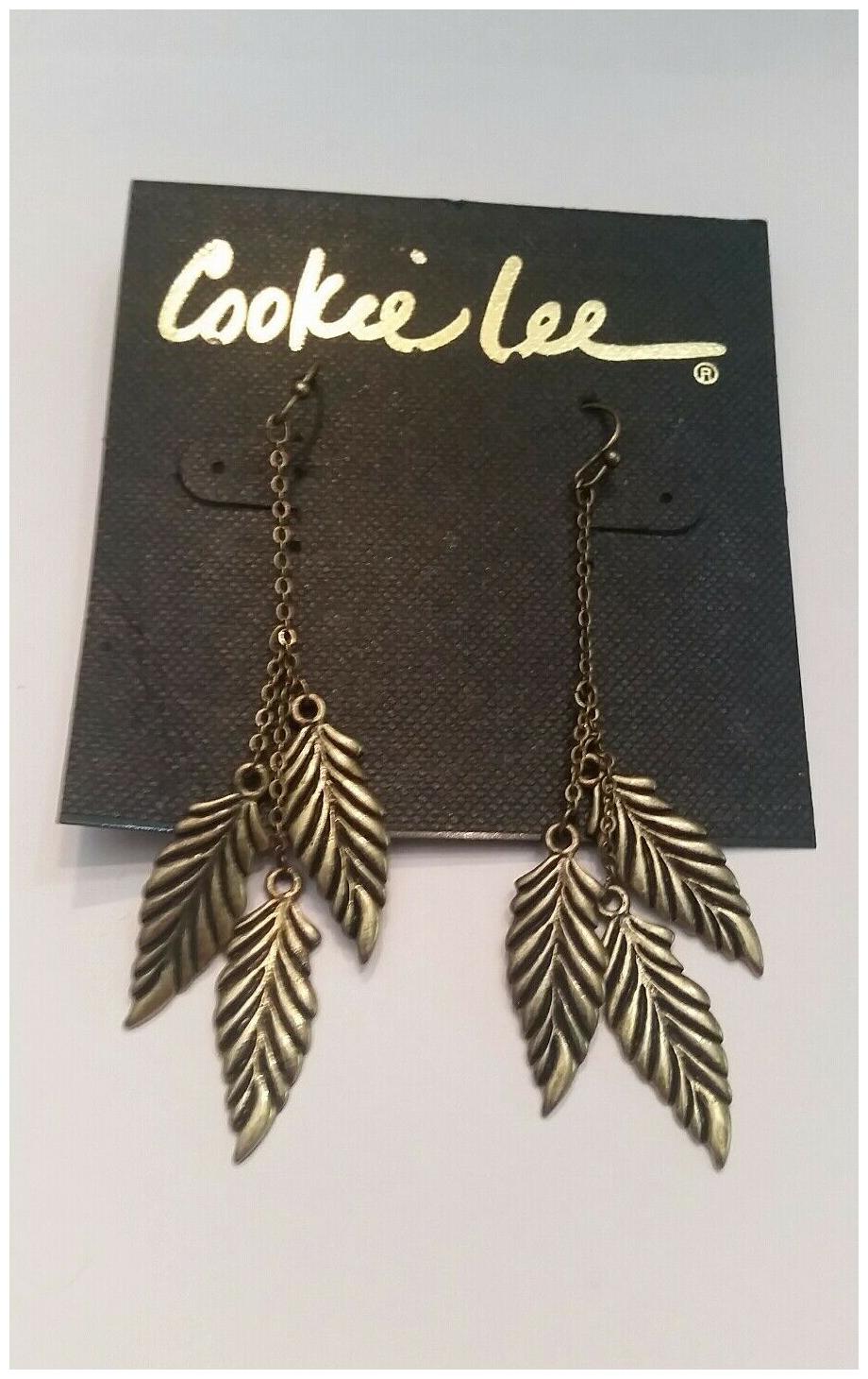 

NWT Cookie Lee Feather Earrings