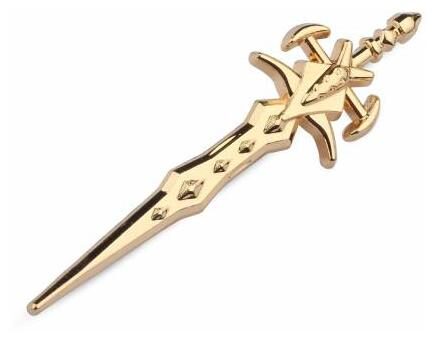 

Okos Men s Jewellery Gold Platted Office Wear Casual Wear Sword Shapped Tie Pin For Men TP10005002