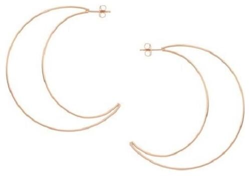 

OOMPH Jewellery Gold Tone Crescent Moon Shape Delicate Drop Earrings