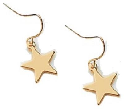 

OOMPH Jewellery Gold Tone Star Shape Small Drop Fashion Earrings For Women Girls