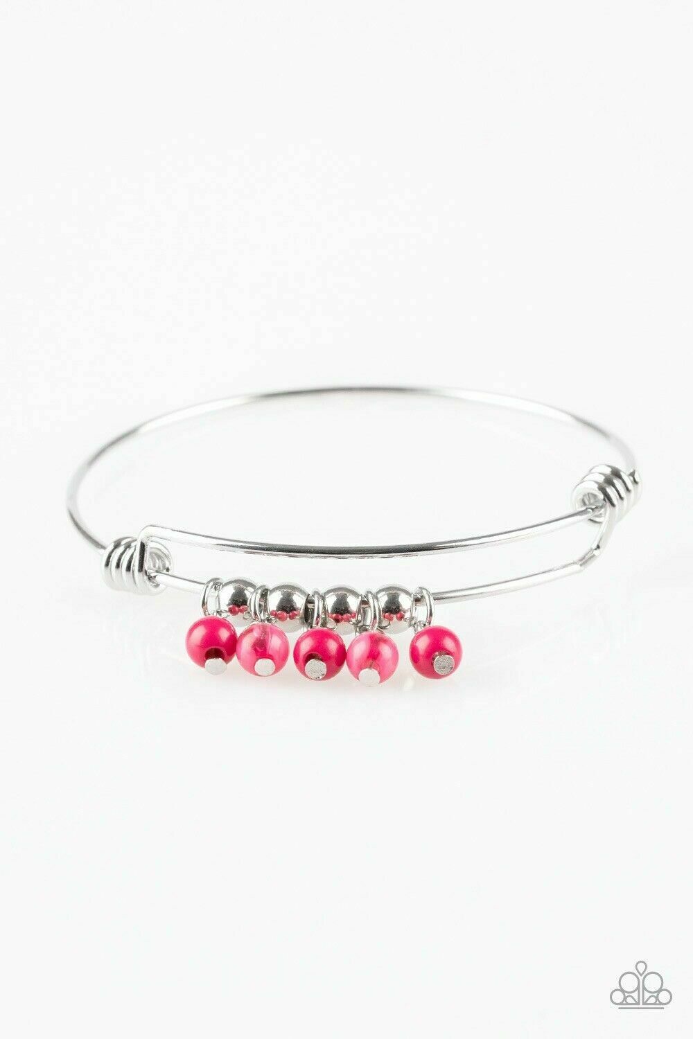 

Paparazzi All Roads Lead To Roam Pink Bracelet