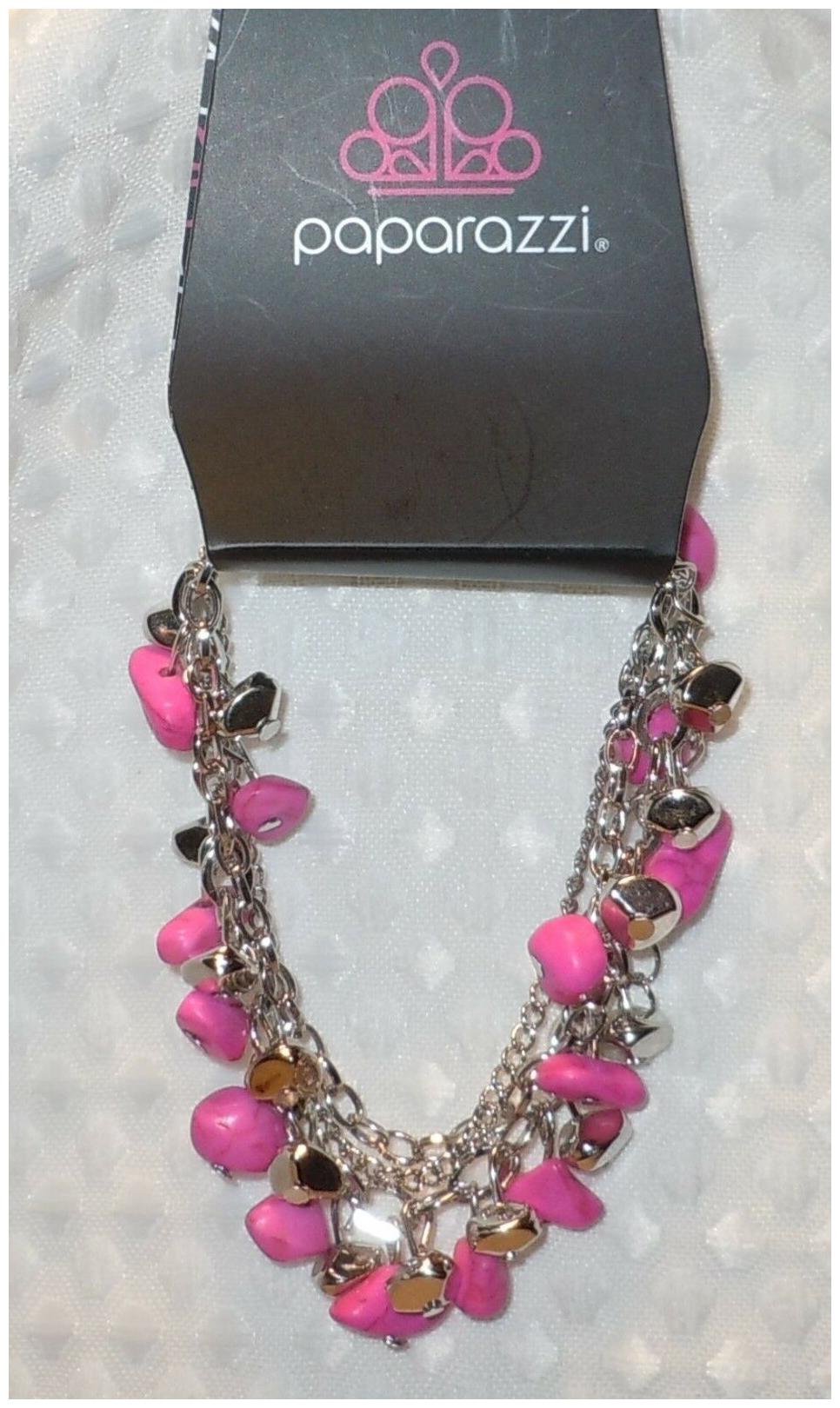 

Paparazzi pink silver adjustable bracelet NWT
