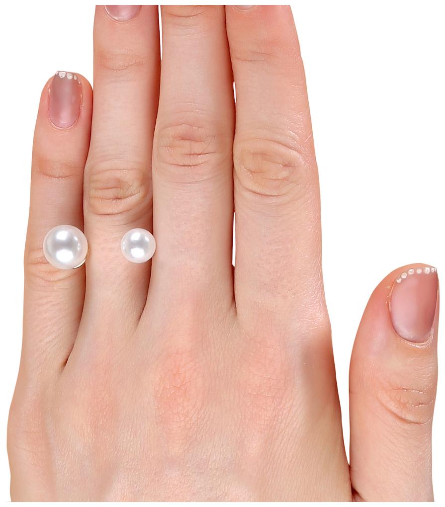 

Pearl U Shape Designer Ring For Girls