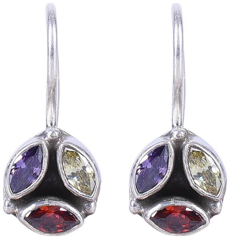 

PeenZone 92 5 Sterling Silver Emerald Earrings For Women Girls