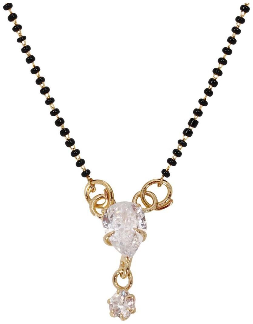

Penny Jewels Alloy Party Wear Designer Stylish Simple Mangalsutra For Women Girls