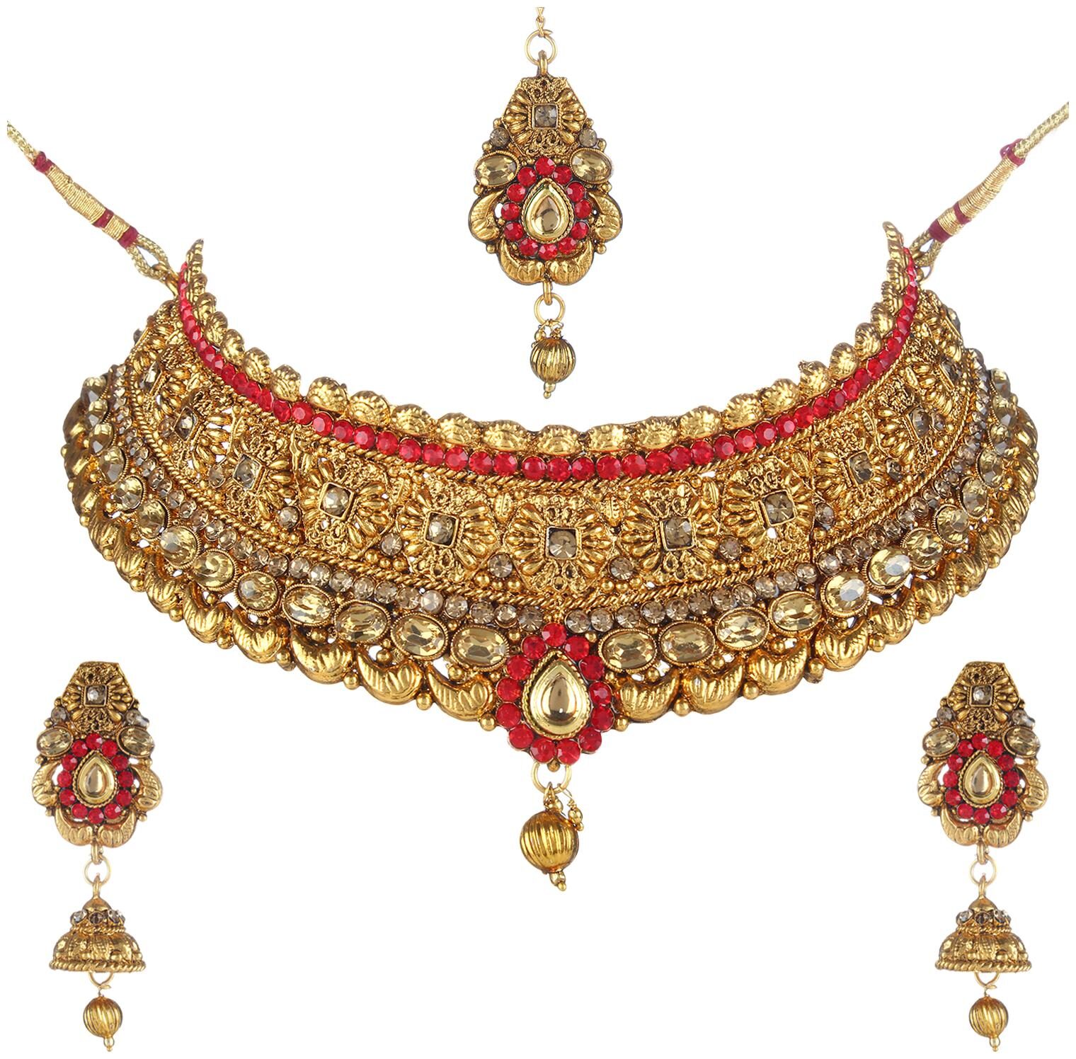 

Penny Jewels Alloy Fashion Designer Beautiful Necklace Set For Women Girls