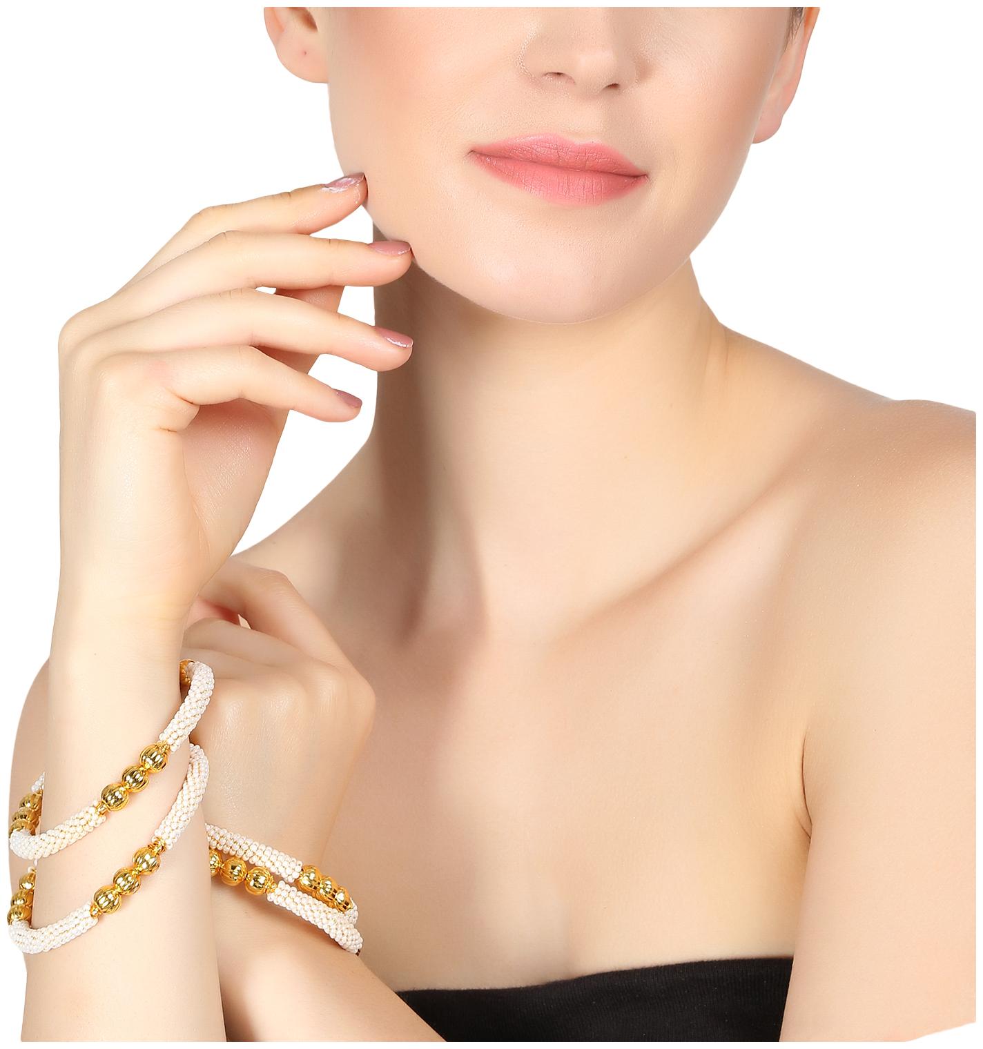 

Penny Jewels Alloy Fashion Designer Beautiful Bangles Set For Women Girls