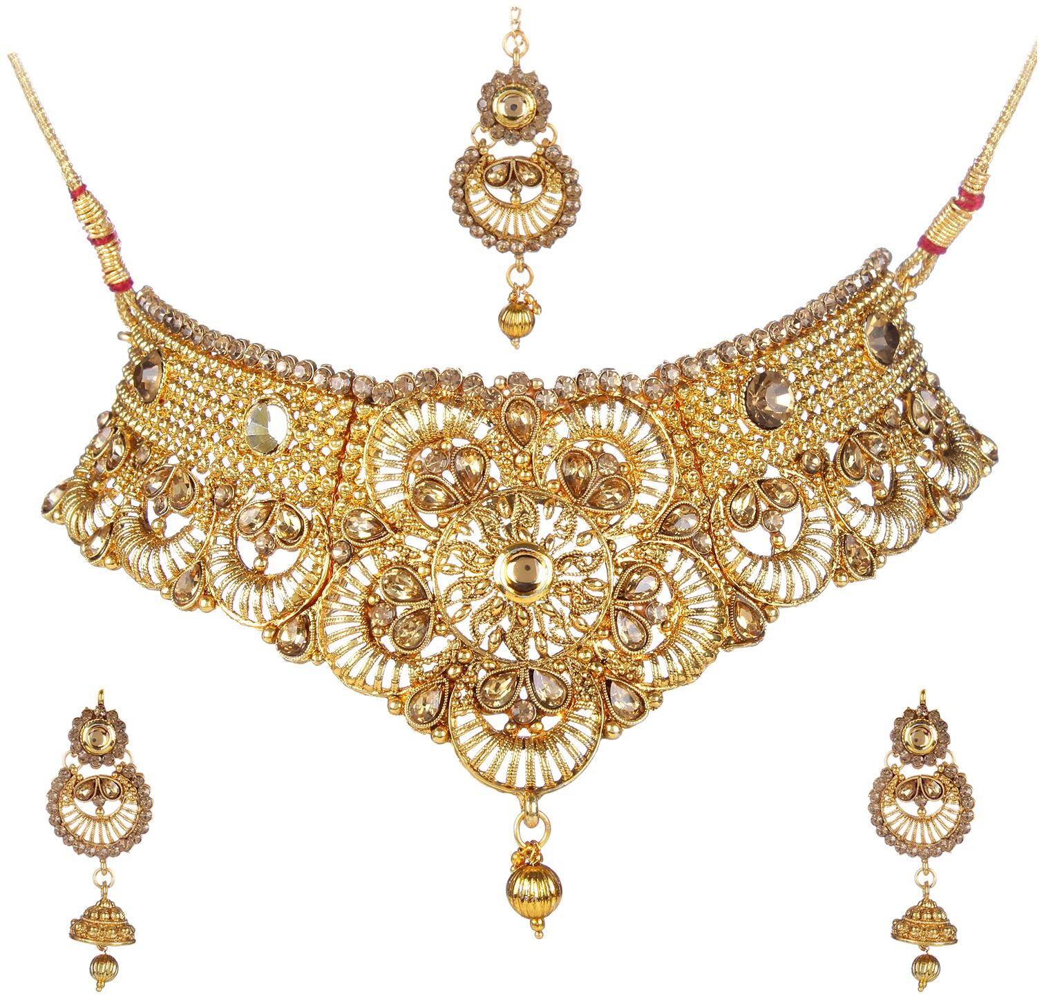 

Penny Jewels Alloy Unique Sparkling Fancy Jewellery Set For Women Girls