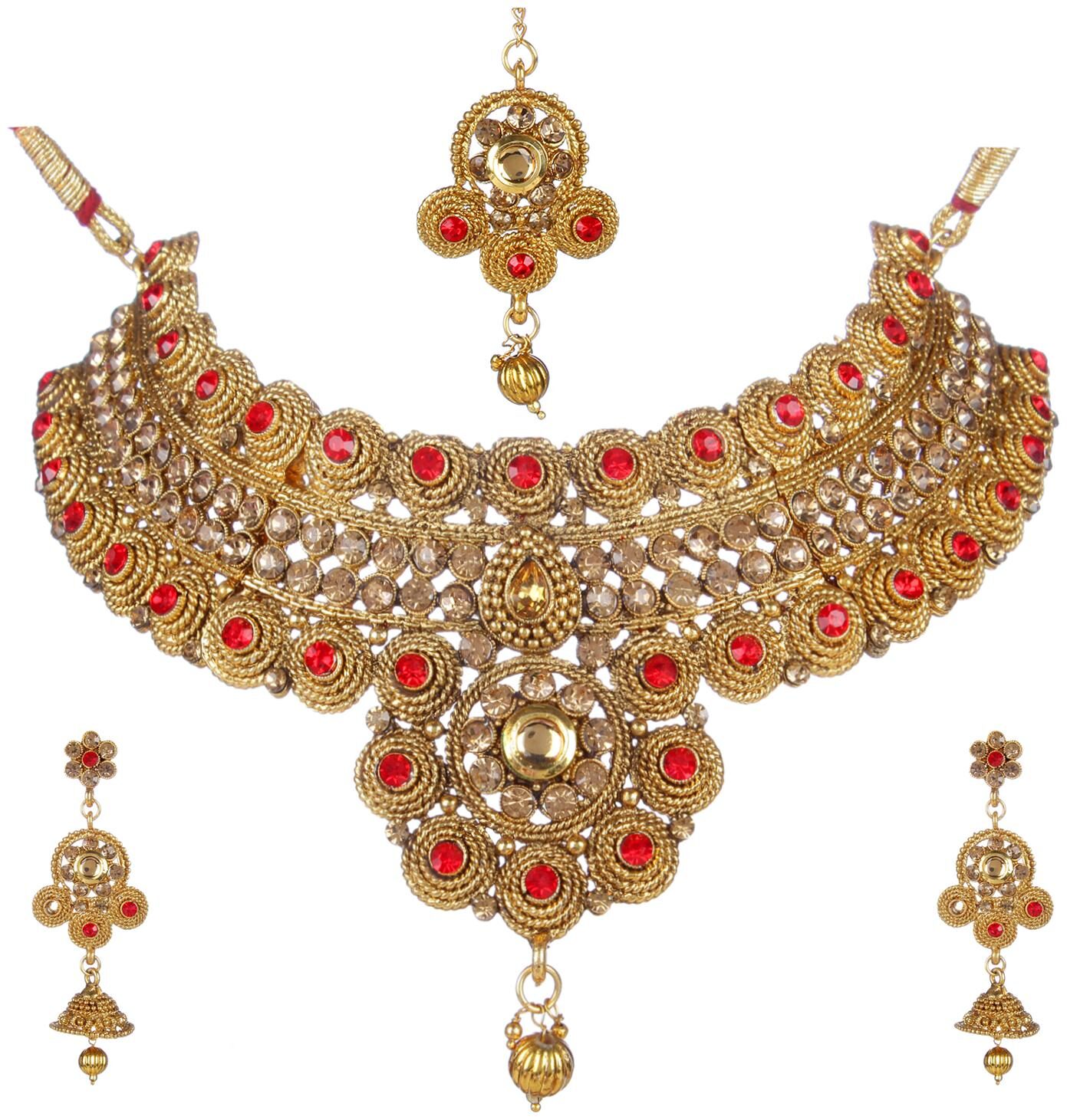 

Penny Jewels Alloy Fancy Unique Latest Jewellery Set