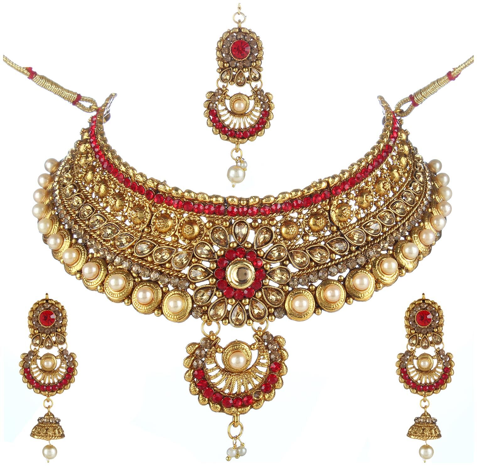 

Penny Jewels Alloy Fashion Designer Beautiful Necklace Set For Women Girls