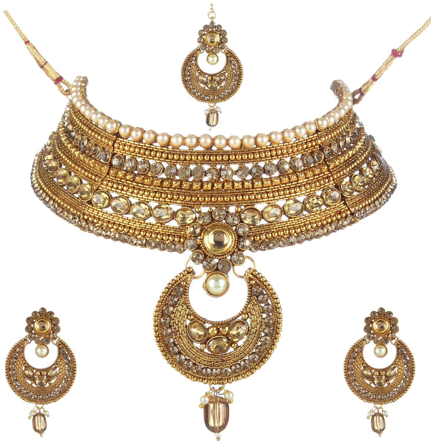 

Penny Jewels Alloy Fashion Designer Beautiful Necklace Set For Women Girls