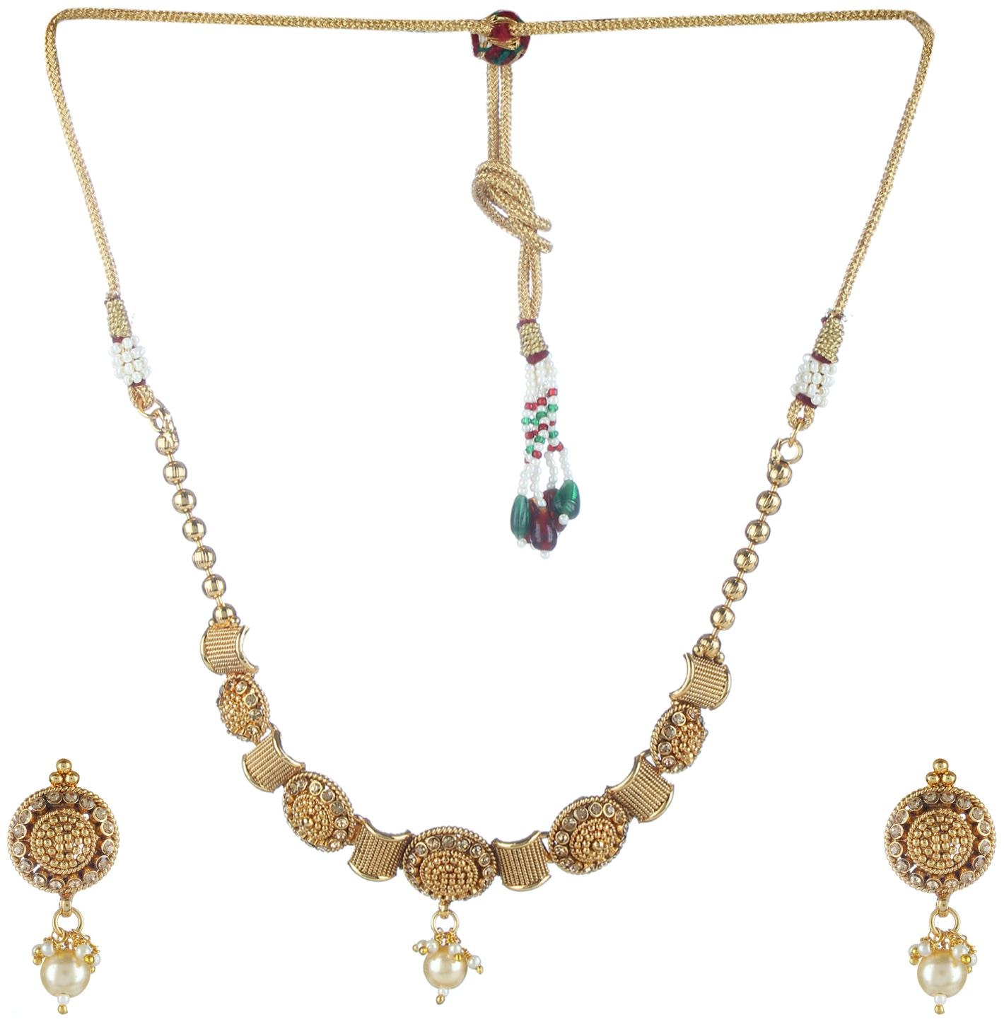 

Penny Jewels Alloy Fashion Designer Beautiful Necklace Set For Women Girls