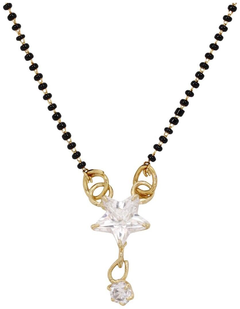 

Penny Jewels Alloy Party Wear Stylish look fancy Mangalsutra With Chain For All Occasion