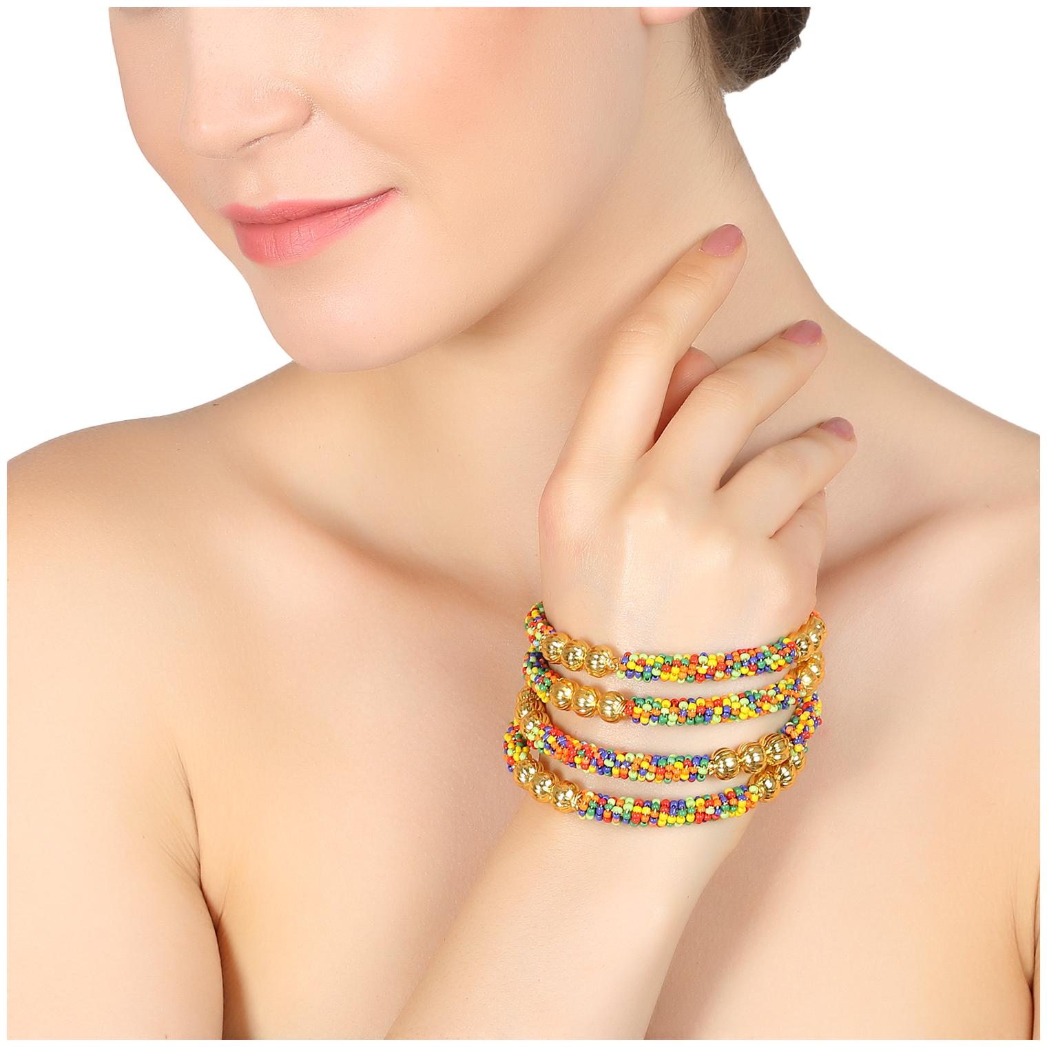 

Penny Jewels Alloy Fashion Designer Beautiful Bangles Set For Women Girls