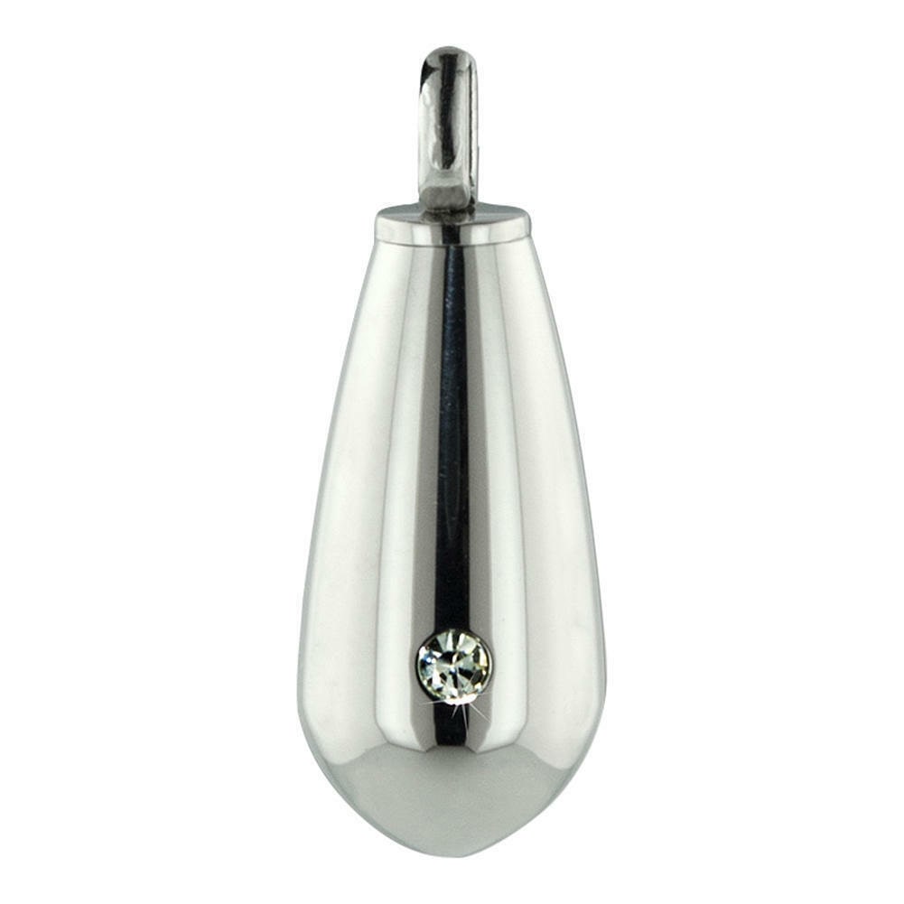 

Perfect Memorials Glint Teardrop Stainless Steel Cremation Jewelry