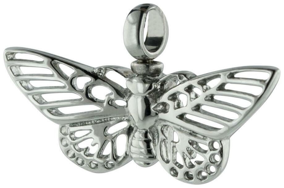 

Perfect Memorials In Flight Butterfly Stainless Steel Cremation Jewelry
