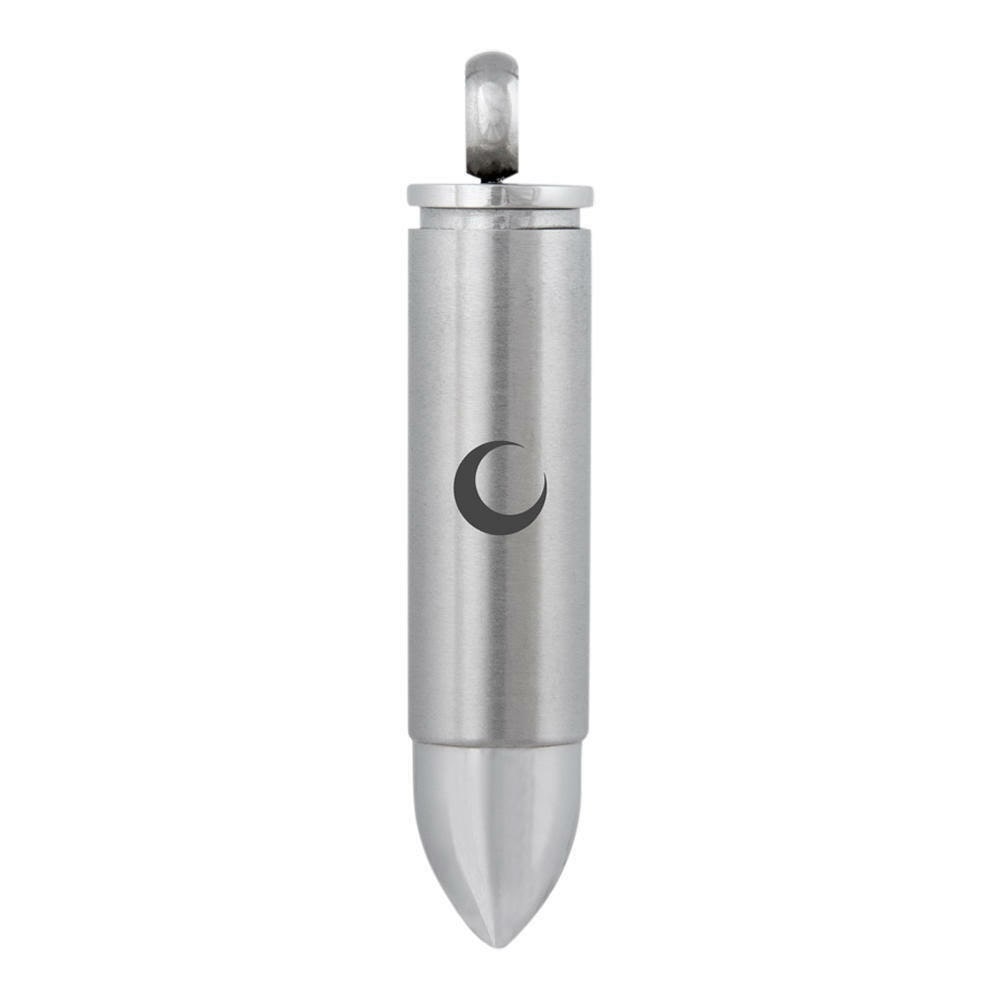 

Perfect Memorials Crescent Moon Bullet Cremation Jewelry