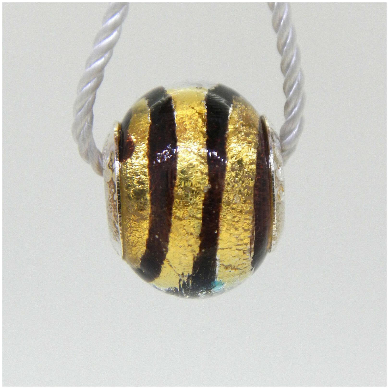 

PERSONA STERLING SILVER ITALIAN GLASS HARVEST CHARM NEW WITH TAG