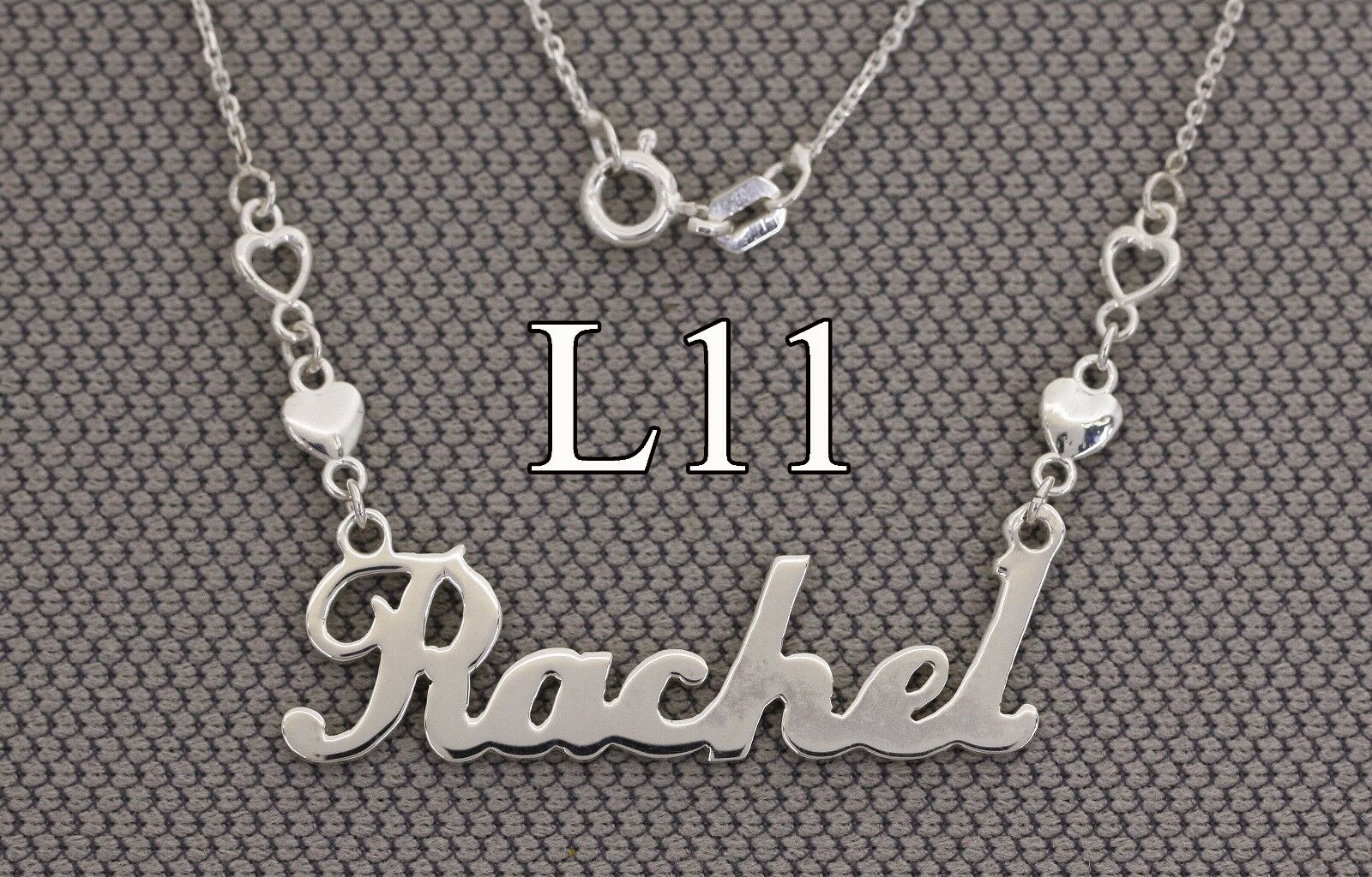 Necklace Double Heart.925 Silver,Gift 
