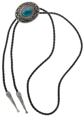 Phenovo Aztec Indian Art Totem Bolo Tie Western Cowboy Rodeo Shirt Necktie Bola Tie