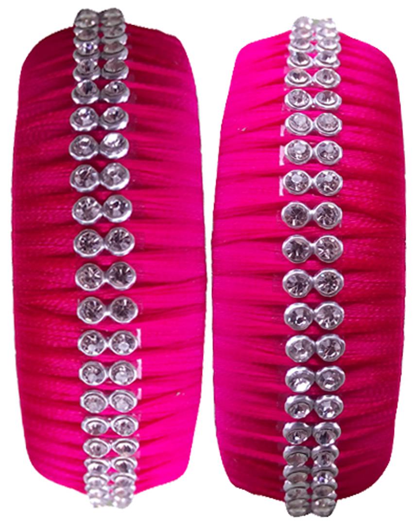 

Pridetrend Pink Bangles Set Of 2