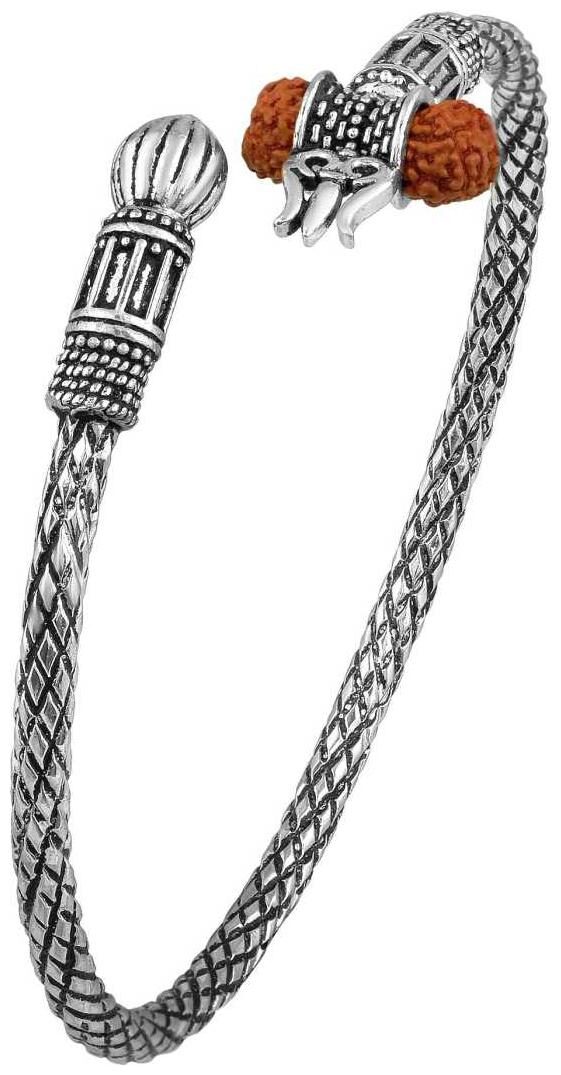 

Princy Enterprise Rutrishul Damroo Designer Oxidized Kada For Men