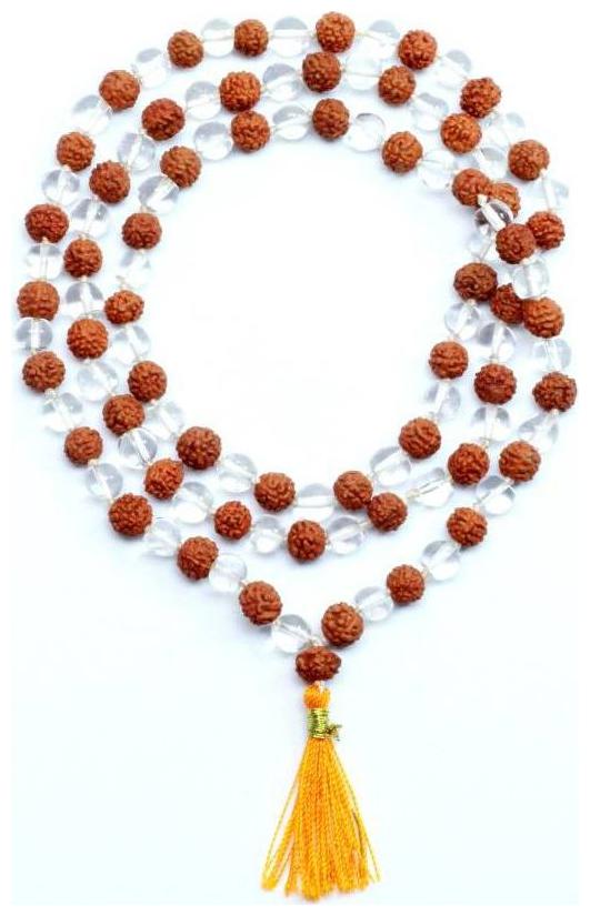 

Pure Rudraksha Sphatik Mala