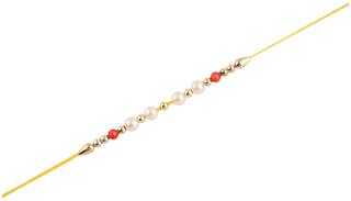 Purvani COMBO  1 Rakhi / Rakhi for Brother with Rakhi Card & Roli Chawal