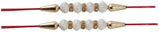 Purvani COMBO  2 Rakhi / Rakhi for Brother with Rakhi Card & Roli Chawal