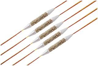 Purvani Rakhi Set Multicolor pack of 5 Designer Rakhi with Pooja Accesory