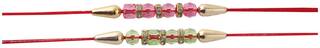 Purvani Set of 2 Rakhi / Rakhi for Brother with Rakhi Card & Roli Chawal